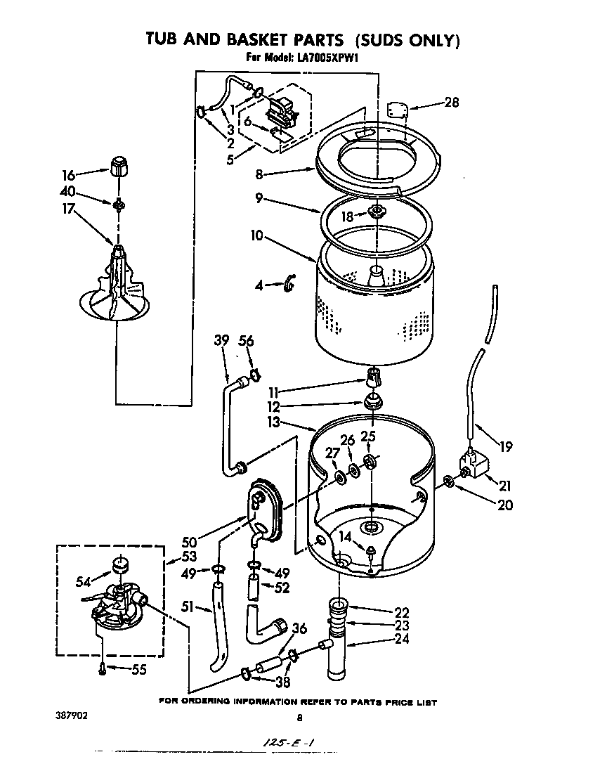 TUB AND BASKET (SUDS ONLY)