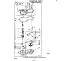 Whirlpool 3LA5800XPW1 gearcase diagram