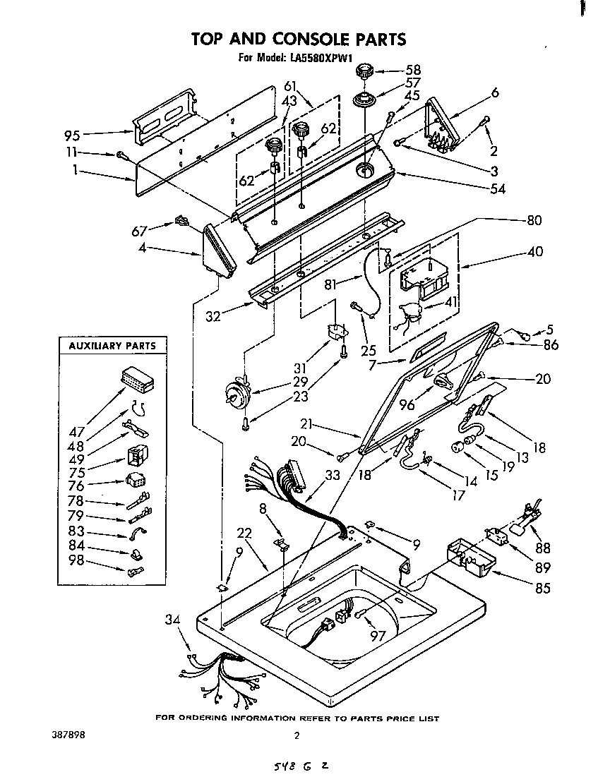 TOP AND CONSOLE