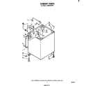 Whirlpool LA3800XPW1 cabinet diagram