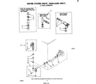 Whirlpool LA3800XPW1 water system (non-suds only) diagram