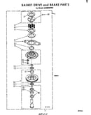 Basket drive and brake