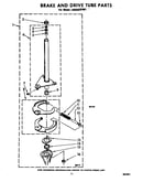 Brake and drive tube