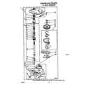 Whirlpool LA5550XPW1 gearcase diagram