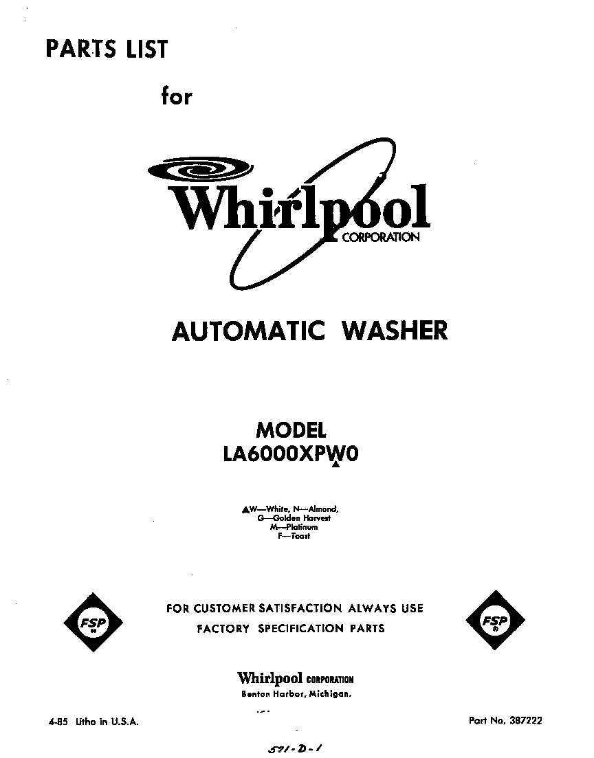Front cover