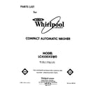 Whirlpool LC4500XSW0 front cover diagram