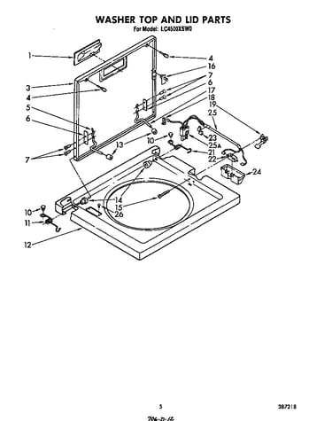Washer top and lid
