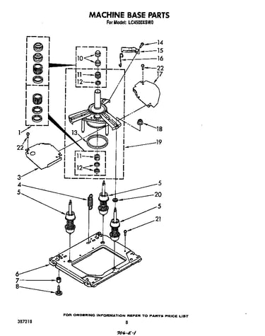 Machine base