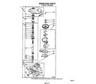 Whirlpool LC4500XSW0 gearcase diagram