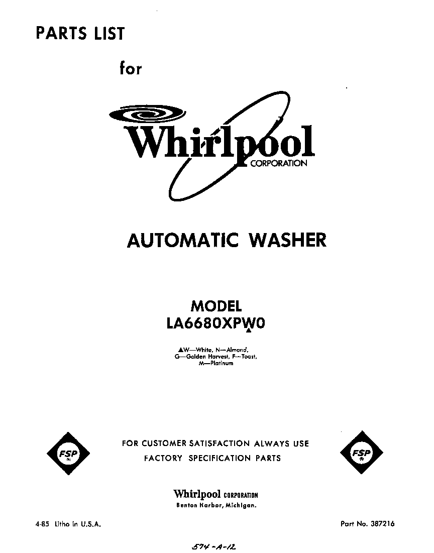Front cover
