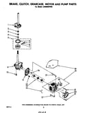 Brake, clutch, gearcase, motor and pump