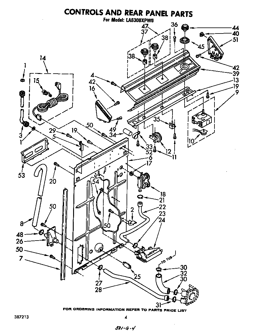 CONTROLS AND REAR PANEL