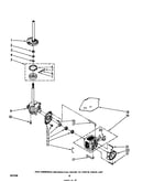 Brake, clutch, gearcase, motor and pump