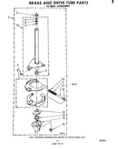 Brake and drive tube