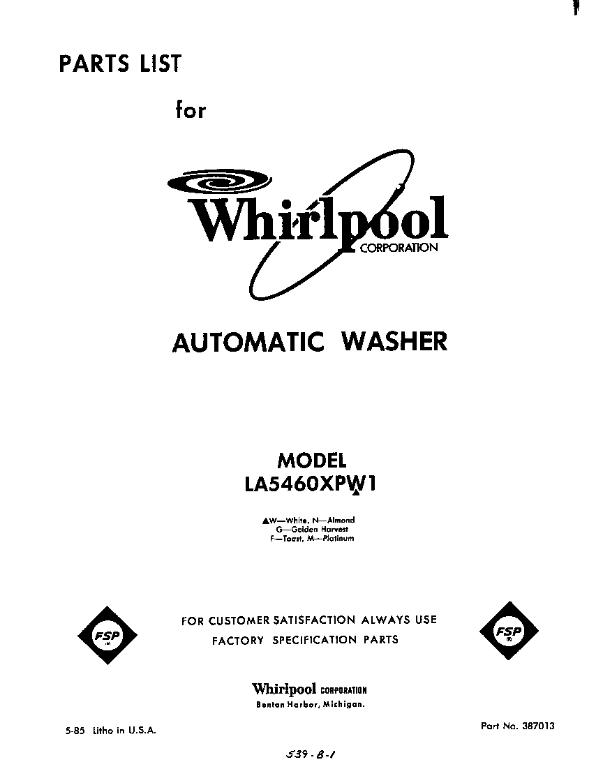 Front cover