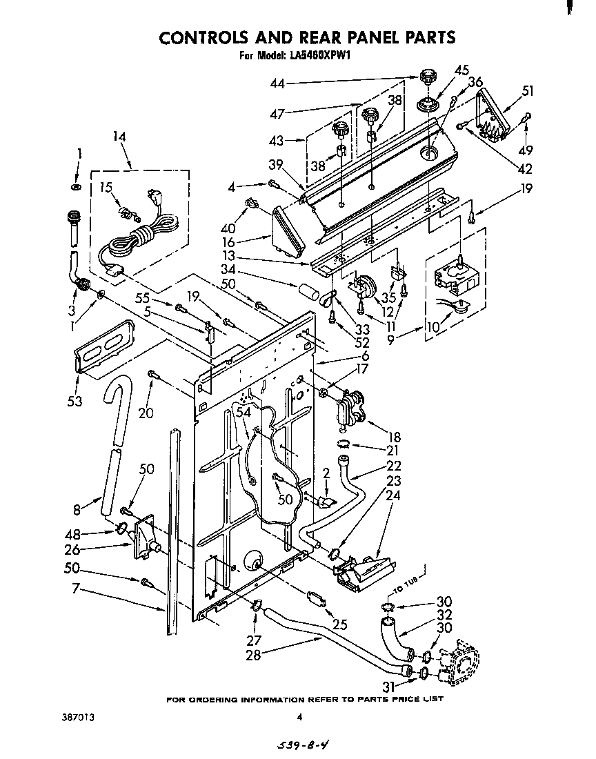 Controls and rear panel