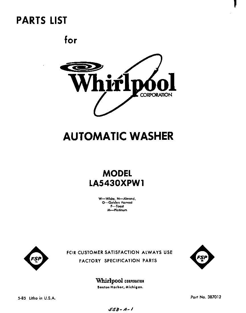 Front cover