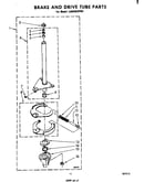 Brake and drive tube