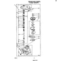 Whirlpool LA5430XPW1 gearcase diagram