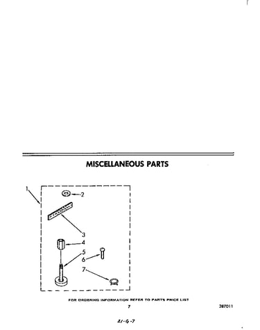 Miscellaneous equipment