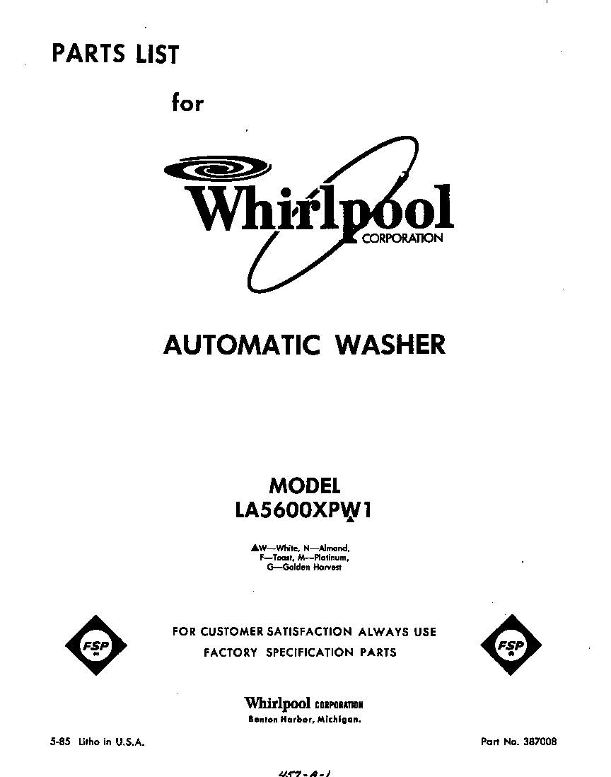 Front cover