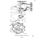 Whirlpool LA5530XPW1 machine base diagram