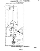Brake and drive tube