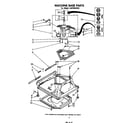 Whirlpool LA5700XPW1 machine base diagram