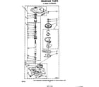Whirlpool LA7700XPW1 gearcase diagram