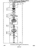 Basket drive and brake