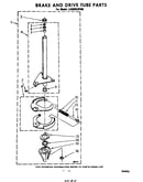 Brake and drive tube