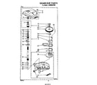 Whirlpool LA5600XPW0 gearcase diagram