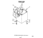 Whirlpool LA5300XMW1 cabinet diagram