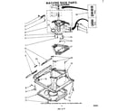 Whirlpool LA5430XMW0 machine base diagram