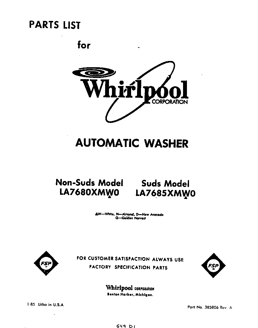 Front cover