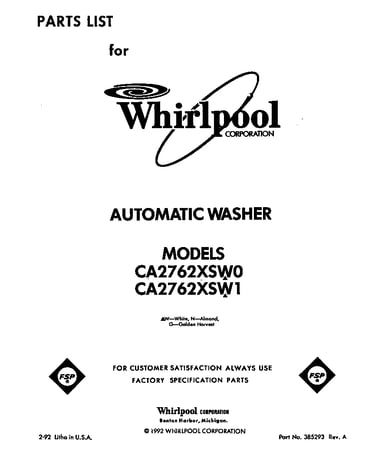 Front cover