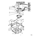 Whirlpool CA2762XSW1 machine base diagram
