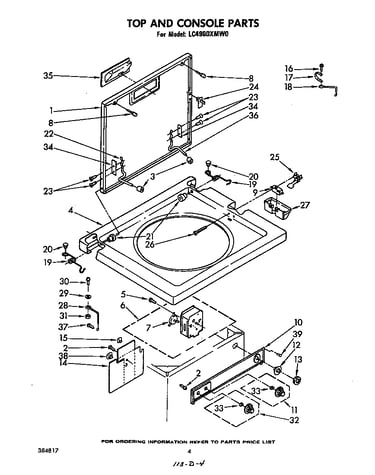 Top and console