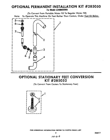 Permanent installation kit