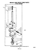 Brake and drive tube