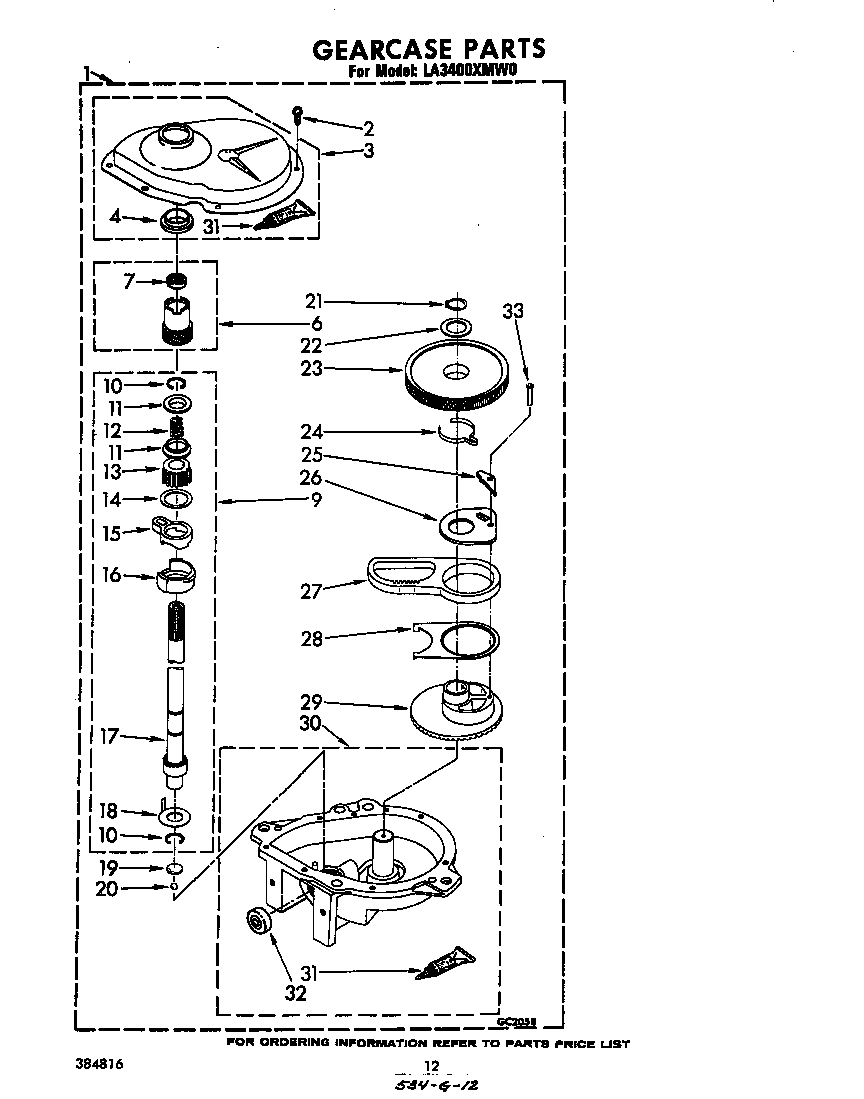 GEARCASE PARTS