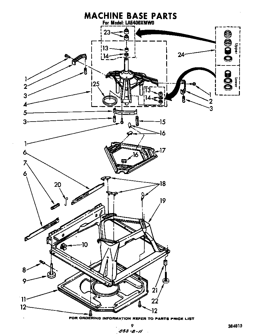 Machine base