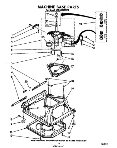 Machine base