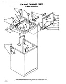 Top and cabinet
