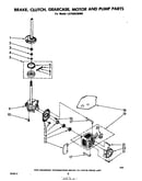 Brake, clutch, gearcase, motor and pump