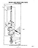 Brake and drive tube