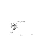 Whirlpool LA6700XKW2 water pump diagram