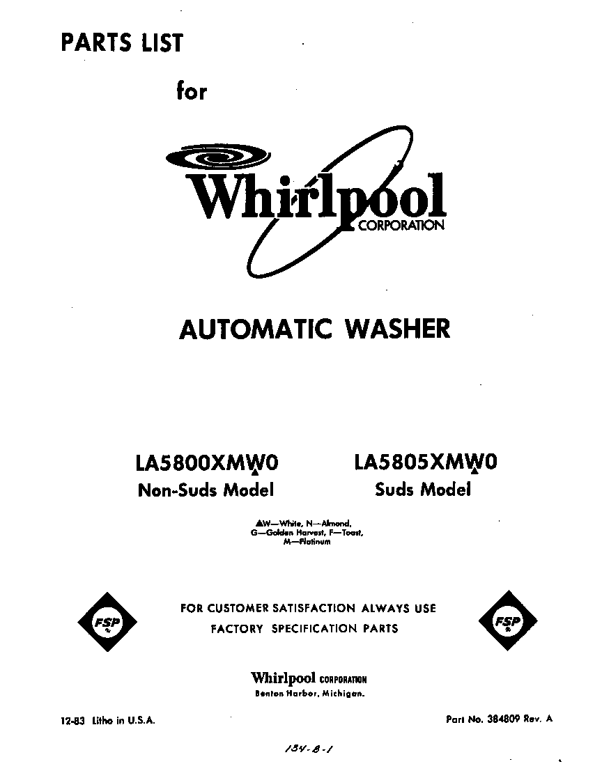 Front cover