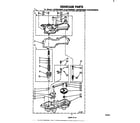 Whirlpool 3LA5700XMW0 gearcase diagram