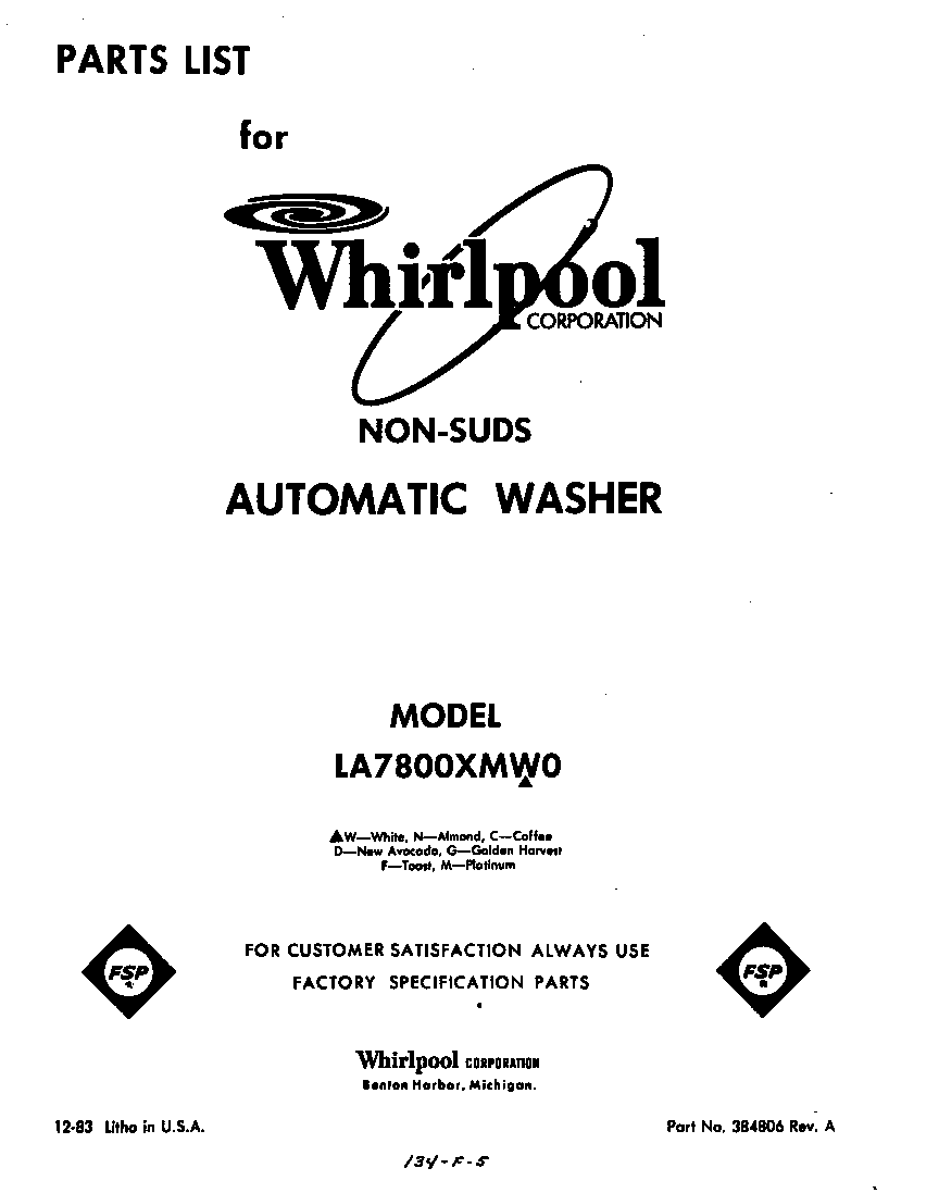 Front cover